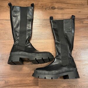 Princess Polly Black Heeled Boots